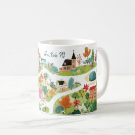 Benutzerdefinierter Ortsname Neues Zuhause-Geschen Kaffeetasse