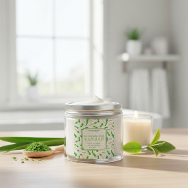 Benutzerdefinierter Pandan Restore Body Cream Squa Quadratischer Aufkleber