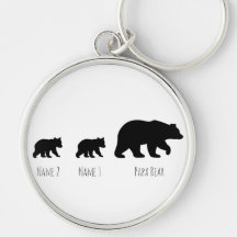 Benutzerdefinierter Papa Bär Baby Bär Name
