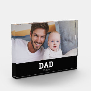 Benutzerdefinierter Papa Modern Etabliert Fotoblock