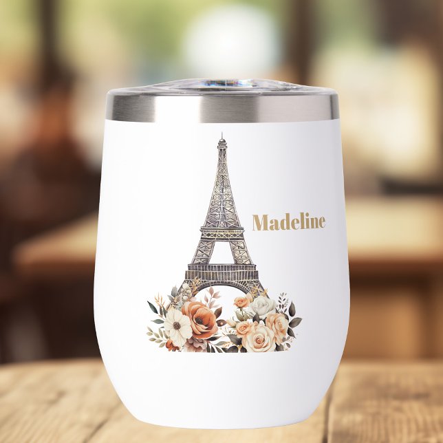 Benutzerdefinierter Paris Eiffelturm Schöne Blumen (Von Creator hochgeladen)