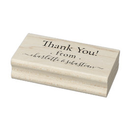 Benutzerdefinierter Personalisierter Dank für eleg Gummistempel