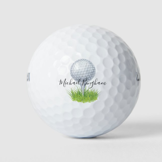 Benutzerdefinierter Personalisierter Golfball mit  (Vorderseite)