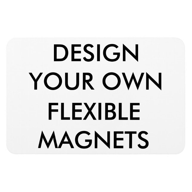 Benutzerdefinierter Personalisierter großer flexib Magnet (Horizontal)