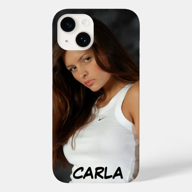 Benutzerdefinierter personalisierter iPhone-Foto-N Case-Mate iPhone Hülle (Rückseite)