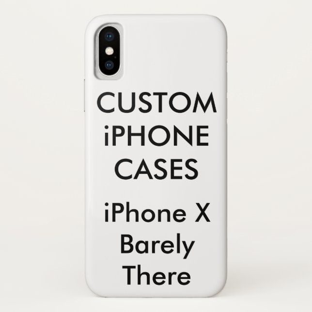 Benutzerdefinierter Personalisierter iPhone X selt Case-Mate iPhone Hülle (Rückseite)
