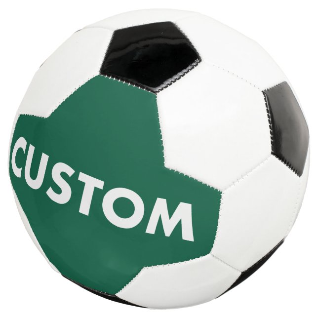 Benutzerdefinierter personalisierter JÄGERGRÜNER F Fußball (Dreiviertel)