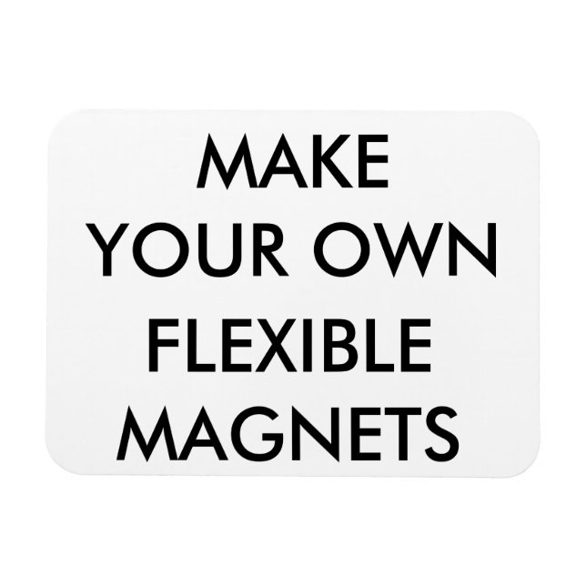 Benutzerdefinierter Personalisierter kleiner flexi Magnet (Horizontal)