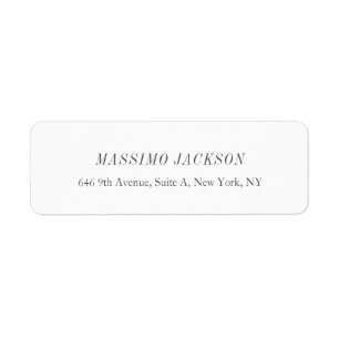 Benutzerdefinierter personalisierter minimalistisc