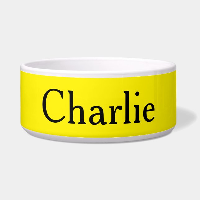 Benutzerdefinierter Personalisierter Name Foto Hel Napf (Vorderseite)