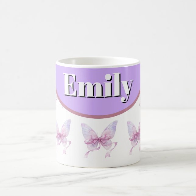 benutzerdefinierter & personalisierter Name mit Sc Kaffeetasse (Mittel)