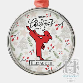 Benutzerdefinierter persönlicher Karate Martial Ar Ornament Aus Metall