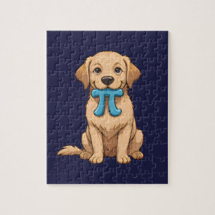 Benutzerdefinierter Pi-Tageshund mit Pi-Symbol   H Puzzle