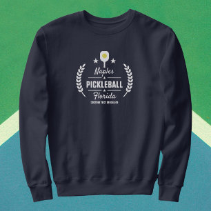 Benutzerdefinierter Pickleball Club Stadtname hinz Sweatshirt
