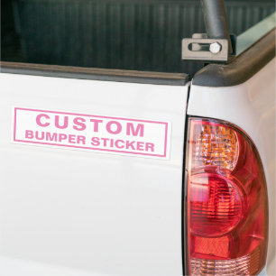 Benutzerdefinierter Pink-Autoaufkleber für Werbeak Autoaufkleber