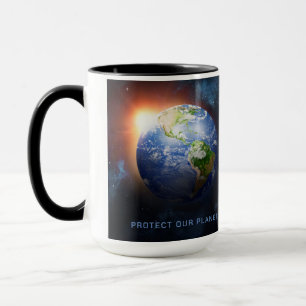 Benutzerdefinierter Planet Erde Tasse