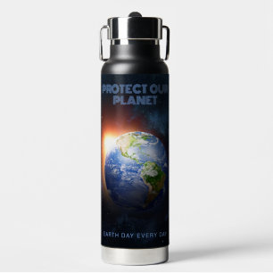 Benutzerdefinierter Planet Erde Trinkflasche