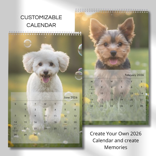 Benutzerdefinierter Poppy-Hund 2026 Kalender (Von Creator hochgeladen)