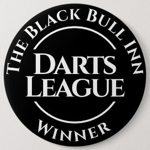 Benutzerdefinierter Pub Dart Liga Sieger Button Ab