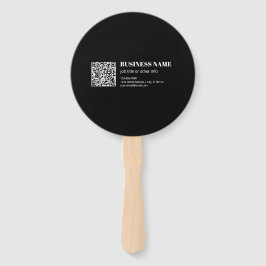 Benutzerdefinierter QR-Code & Bearbeitbarer Retro- Fächer