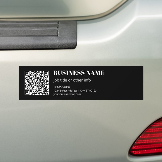 Benutzerdefinierter QR-Code & editierbarer retro-m Autoaufkleber (Auf Auto)