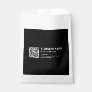 Benutzerdefinierter QR-Code & editierbarer retro-m Geschenktütchen
