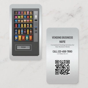 Benutzerdefinierter QR-Code für Automaten Visitenkarte