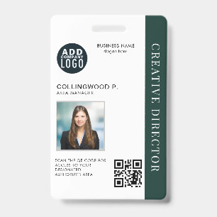 Benutzerdefinierter QR-Code für das Foto eines Mit Ausweis