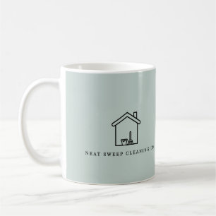 Benutzerdefinierter QR-Code für Reinigungsfirmen-L Kaffeetasse