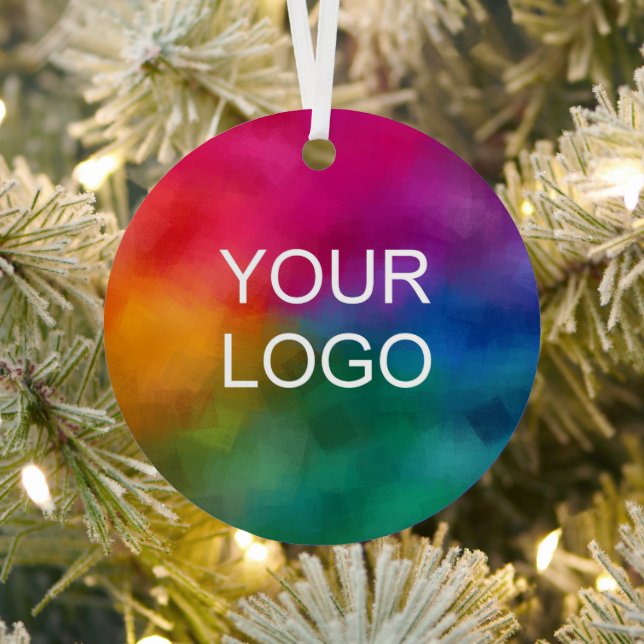 Benutzerdefinierter QR-Code für Unternehmen Einfac Ornament Aus Metall (InSitu)