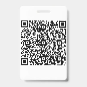 Benutzerdefinierter QR-Code Geschäft Ausweis