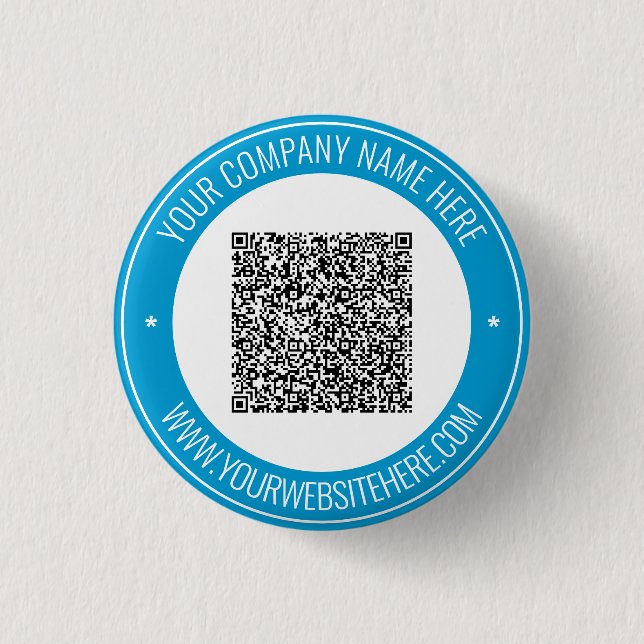 Benutzerdefinierter QR-Code Info Benutzerdefiniert Button (Vorderseite)