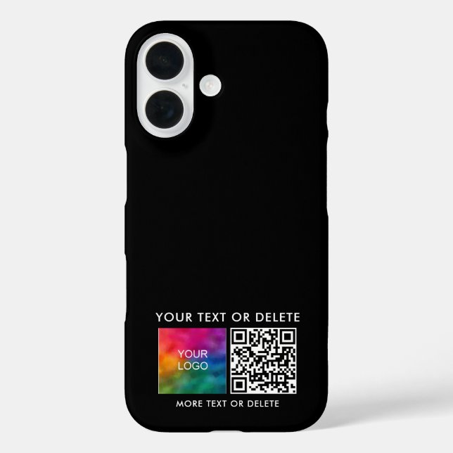 Benutzerdefinierter QR-Code Laden Sie Ihr eigenes  Case-Mate iPhone Hülle (Rückseite)