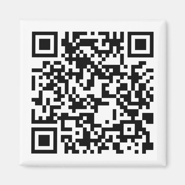 Benutzerdefinierter Qr-Code Magnet (Vorne)