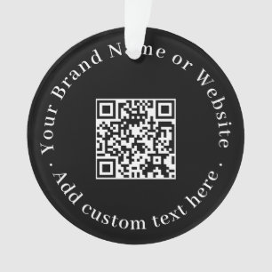 Benutzerdefinierter QR-Code Moderne Geschäftspromo Ornament