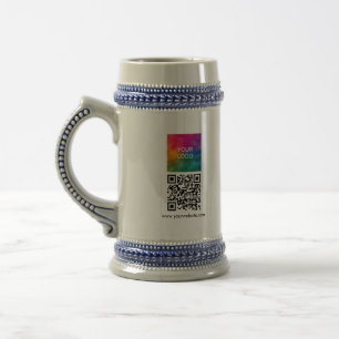 Benutzerdefinierter QR-Code Moderner Template-Uplo Bierglas