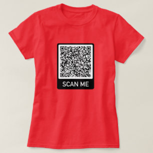 Benutzerdefinierter QR-Code Personalisiert Ihr T - T-Shirt