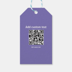 benutzerdefinierter QR-Code personalisierte Websit Geschenkanhänger