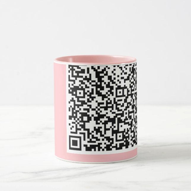 Benutzerdefinierter QR-Code Scannen Sie Ihre Funny Tasse (Zentrum)