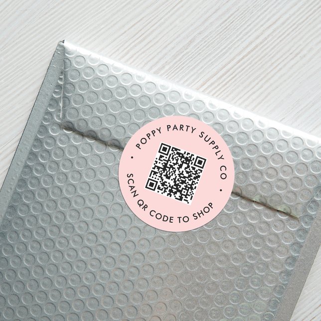 Benutzerdefinierter QR-Code Shop Aufkleber (Von Creator hochgeladen)