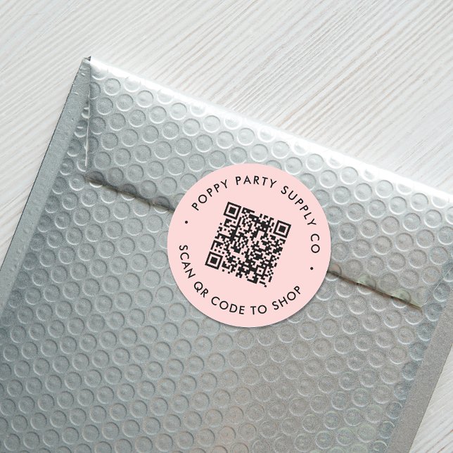 Benutzerdefinierter QR-Code Shop Aufkleber (Von Creator hochgeladen)