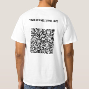 Benutzerdefinierter QR-Code-T - Shirt mit Ihrem Fi