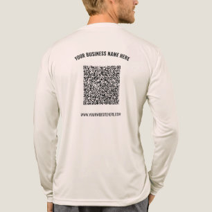 Benutzerdefinierter QR-Code und Personalisierter T Tri-Blend Shirt