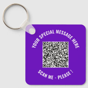 Benutzerdefinierter QR-Code und Schlüsselanhänger 