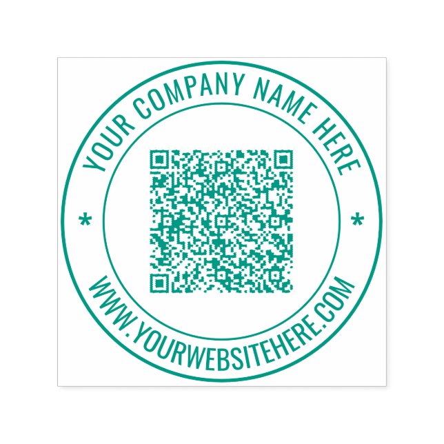 Benutzerdefinierter QR-Code und selbst erstellte T Permastempel (Design)