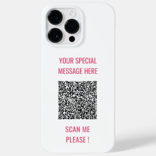 Benutzerdefinierter QR-Code und Text Ihr eigenes D Case-Mate iPhone 14 Pro Max Hülle