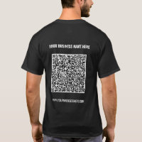 Benutzerdefinierter QR-Code und Text Ihres Busines