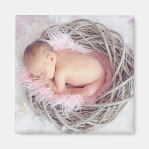 Benutzerdefinierter quadratischer Foto-Magnet Magnet