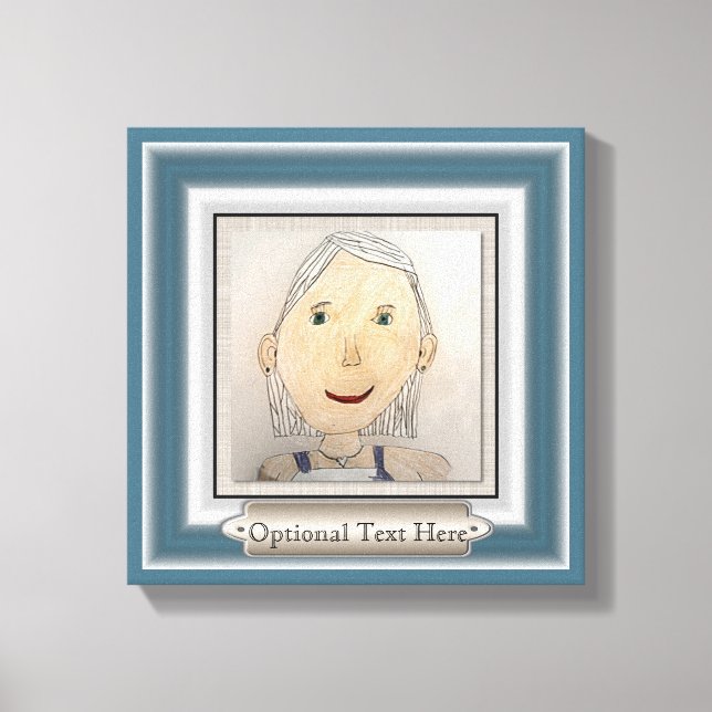 Benutzerdefinierter Rahmen zum Hinzufügen von Kuns Leinwanddruck (Vorderseite)