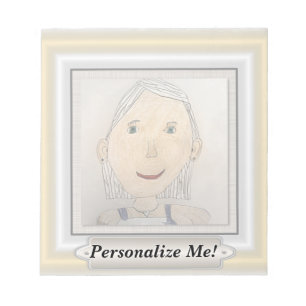 Benutzerdefinierter Rahmen zum Hinzufügen von Kuns Notizblock